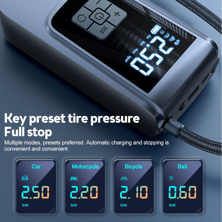 SUITU  ST-9624A Wired 150psi  Air Pump Intelligent Digital Display Car Bicycle Ball Electric Pump Cylinder - Inflatable Pump by SUITU | Online Shopping South Africa | PMC TechLife | Buy Now Pay Later Mobicred