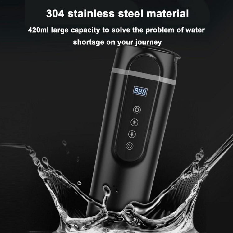 SUITU  HQ-3900 24V/12V Car/Truck Heated Coffee Mug Smart Mug,Spec: Small Screen Black - free shipping - PMC TechLife - Order now!