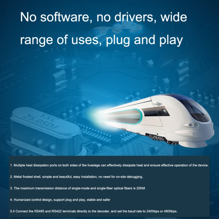 1pair YH-VD48508 SC 8-way Bidirectional Data Network Optical Transceiver Fiber Optic Transceiver(Black) - Fiber Receiver by PMC Jewellery | Online Shopping South Africa | PMC Jewellery | Buy Now Pay Later Mobicred