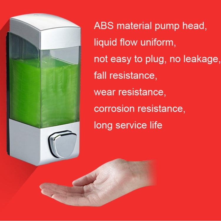 Double Head Wall Mounted Manual Press Soap Dispenser Shampoo Bottle Hand Wash Body Wash Dispenser, Color: White - Soap Dispenser by PMc TechLife | Online Shopping South Africa | PMc TechLife | Buy Now Pay Later Mobicred