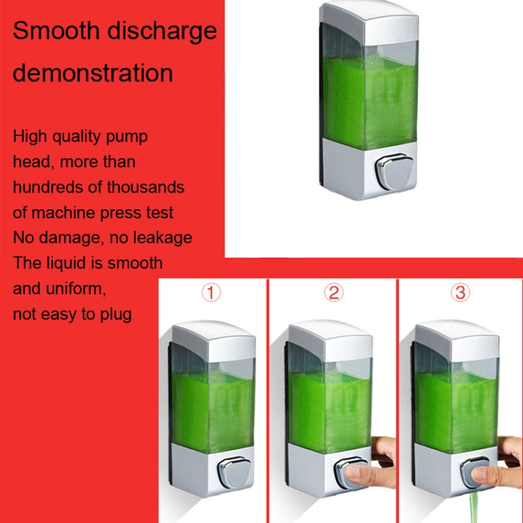 Double Head Wall Mounted Manual Press Soap Dispenser Shampoo Bottle Hand Wash Body Wash Dispenser, Color: White - Soap Dispenser by PMc TechLife | Online Shopping South Africa | PMc TechLife | Buy Now Pay Later Mobicred
