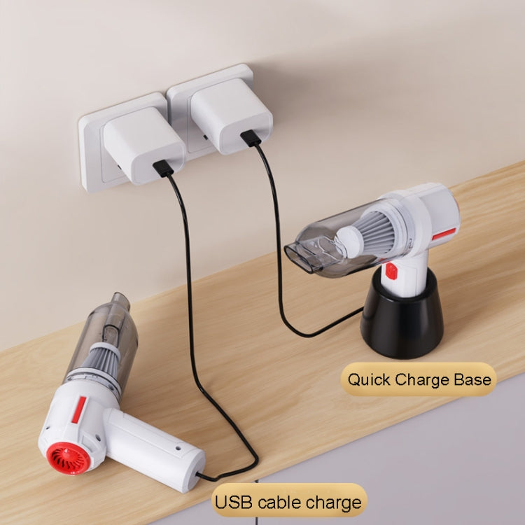 SUITU  ST-6629 3 In 1 5500pa Car Wireless Vacuum Cleaner Blowing Suction And Pumping 3 Modes White -Seat Charge - Vacuum Cleaner by SUITU | Online Shopping South Africa | PMC TechLife | Buy Now Pay Later Mobicred