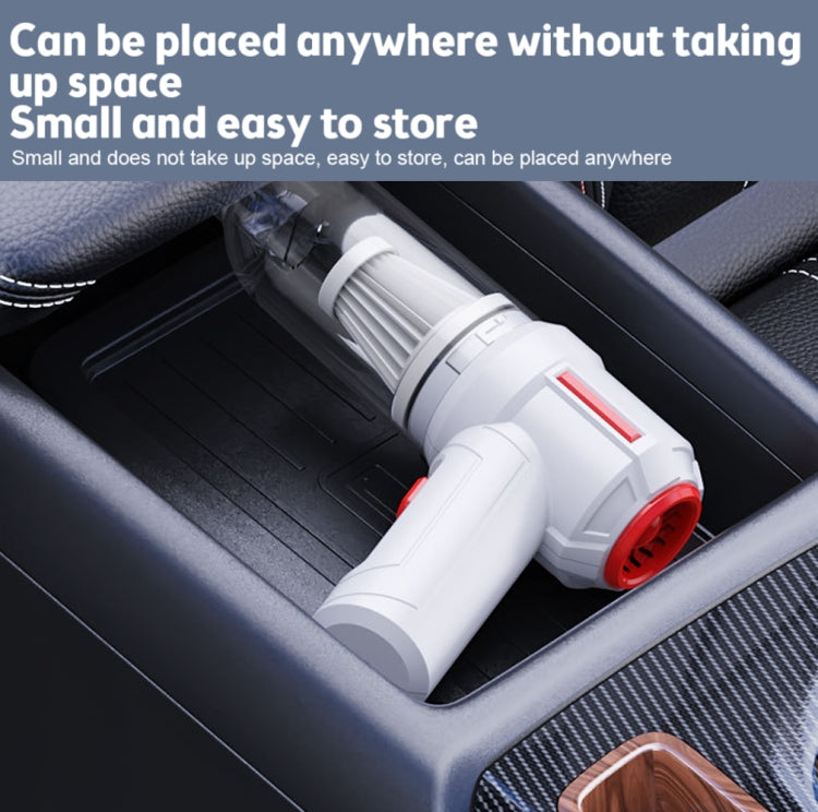 SUITU  ST-6629 3 In 1 5500pa Car Wireless Vacuum Cleaner Blowing Suction And Pumping 3 Modes White -Seat Charge - Vacuum Cleaner by SUITU | Online Shopping South Africa | PMC TechLife | Buy Now Pay Later Mobicred