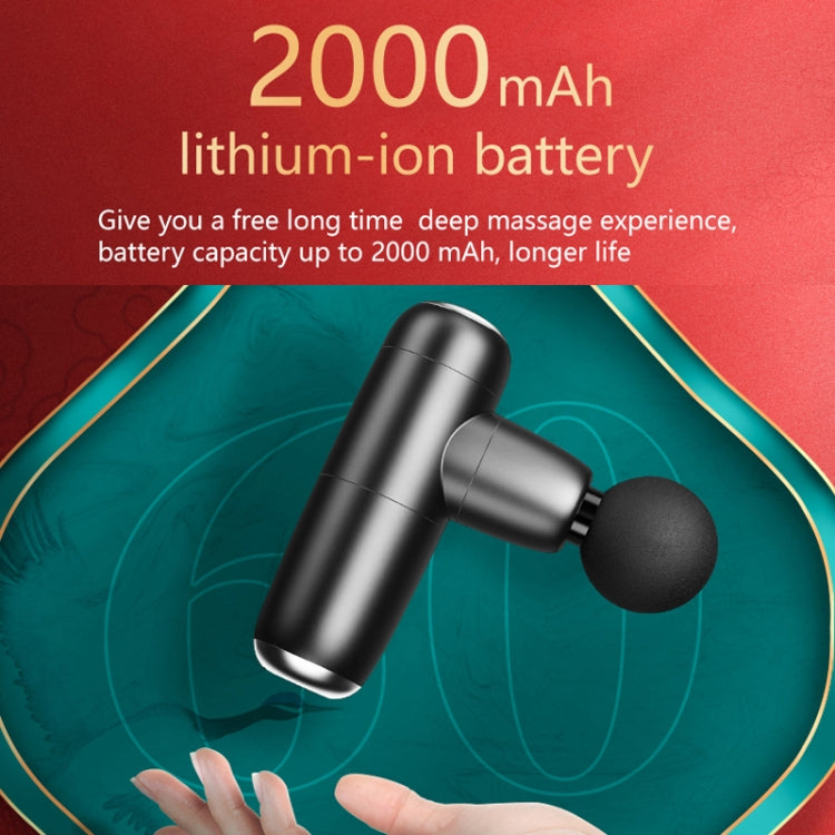 M02 Portable Fitness Multi-Gear Household Mini Fascial Massager(Black) - free shipping - PMC TechLife - Order now!