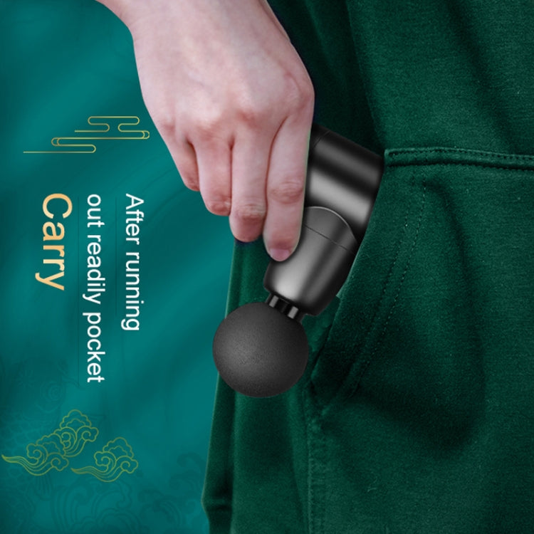 M02 Portable Fitness Multi-Gear Household Mini Fascial Massager(Black) - free shipping - PMC TechLife - Order now!