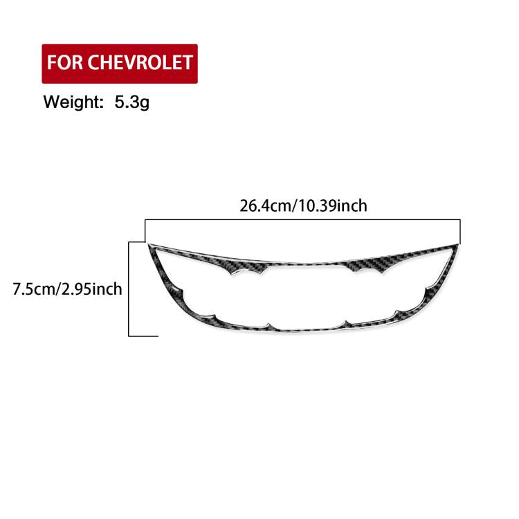 For Chevrolet Malibu 2016-2024 A Model Left-hand Drive Central Control Button Panel Sticker(Black) - Car Interior Mouldings by PMc TechLife | Online Shopping South Africa | PMc TechLife | Buy Now Pay Later Mobicred