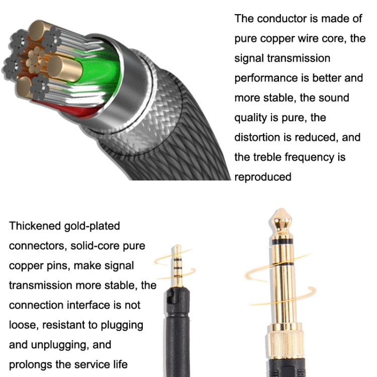 ZS0185 For Sennheiser HD598 / HD558 / HD518 / HD595 Earphone Spring Cable, Cable Length: 1.4m-3m - Headset Accessories by PMC TechLife | Online Shopping South Africa | PMC TechLife