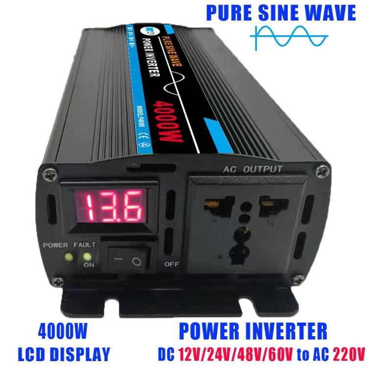 4000W (Actual 800W) 48V to 220V High Power Car Sine Wave Inverter Power Converter - Pure Sine Wave by PMC TechLife | Online Shopping South Africa | PMC TechLife | Buy Now Pay Later Mobicred