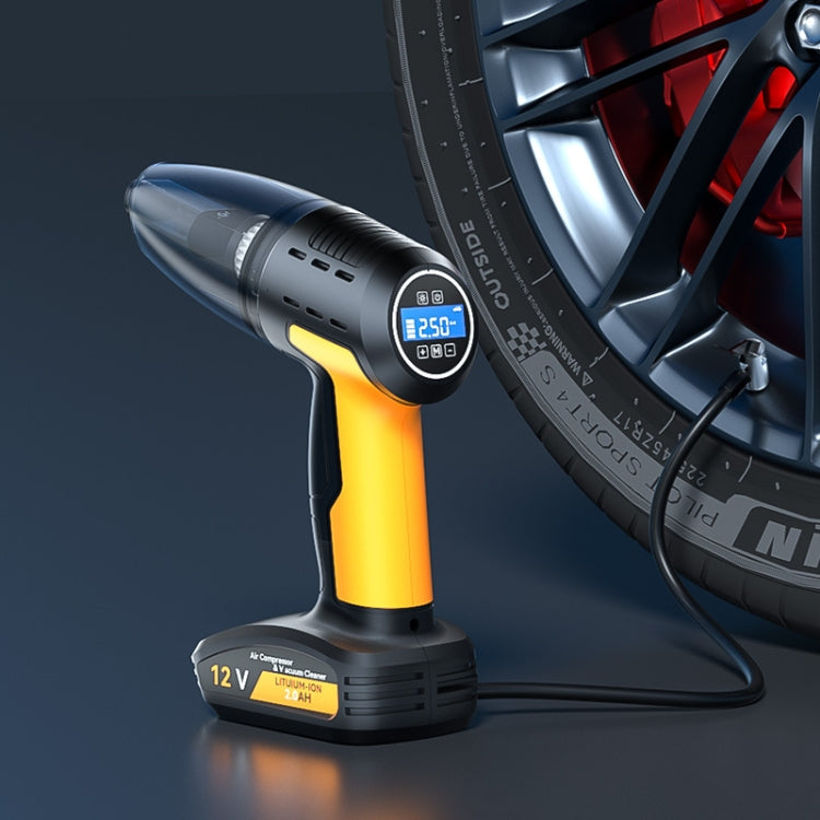 SUITU ST-6637 Wired 5 In 1 60W  Double Motor Car Vacuum Cleaner With Blowing Air Pump Pressure Measuring Lighting Function - free shipping - PMC TechLife - Order now!