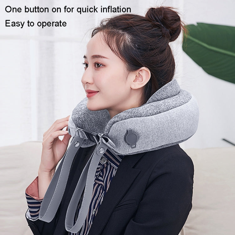 uNeck Air 3 Generations Portable Cervical Massager Inflatable Hot Compress Airbag U Pillow - free shipping - PMC TechLife - Order now!
