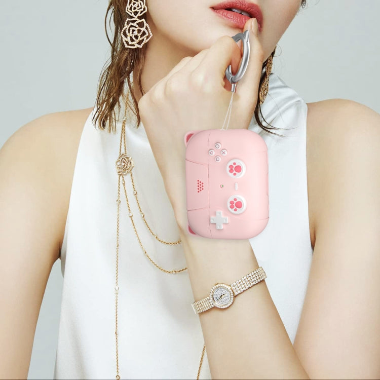 For AirPods Pro 2 Earphone Silicone Protective Case  Cat Claw Cover(Shallow Purple) - For AirPods Pro 2 by PMC Jewellery | Online Shopping South Africa | PMC Jewellery | Buy Now Pay Later Mobicred