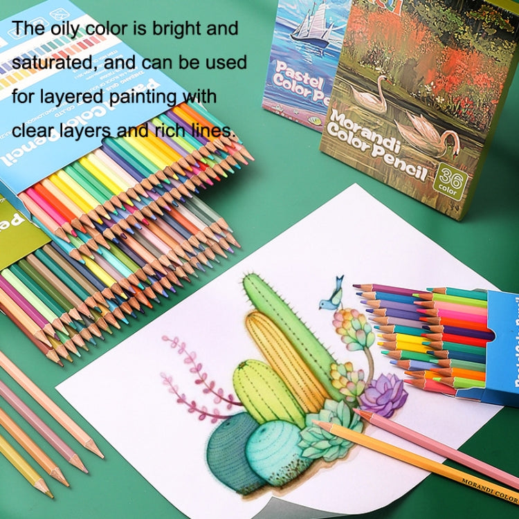 36 Colors Oily Bright Color Pencil Studio Special Set Macaron - Art Supplies by PMC TechLife | Online Shopping South Africa | PMC TechLife | Buy Now Pay Later Mobicred