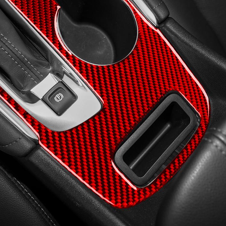 For Chevrolet Malibu 2016-2024 C Model Left-hand Drive Gear Panel Sticker(Red) - Car Interior Mouldings by PMc TechLife | Online Shopping South Africa | PMc TechLife | Buy Now Pay Later Mobicred