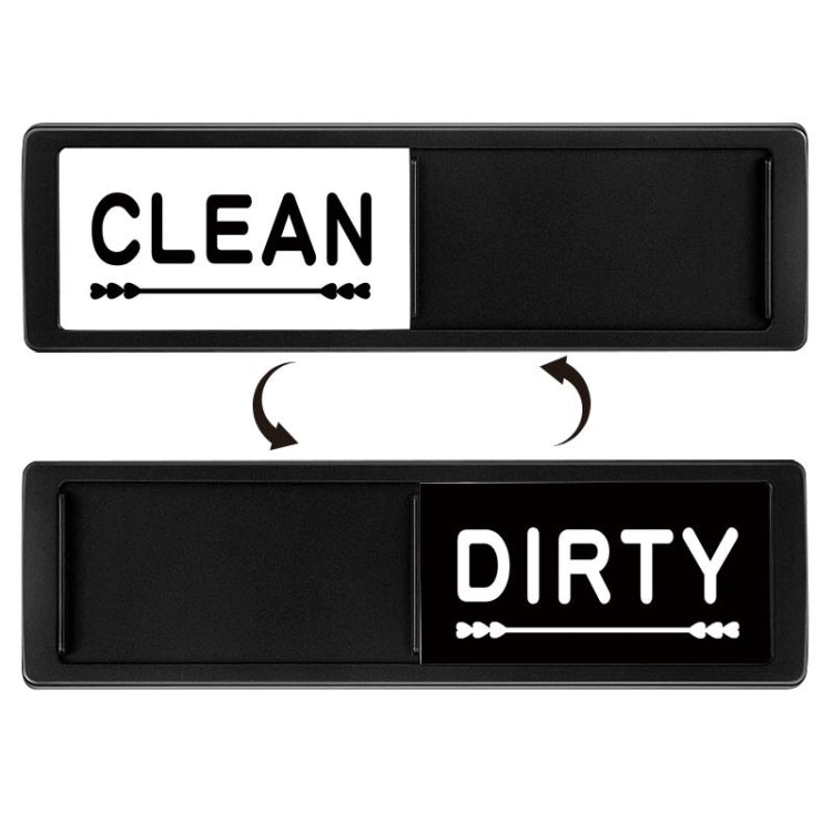 Dishwasher Magnet Clean Dirty Sign Double-Sided Refrigerator Magnet(Black Love) - Dish Washers & Accessories by PMc TechLife | Online Shopping South Africa | PMc TechLife | Buy Now Pay Later Mobicred
