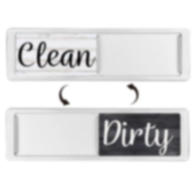 Dishwasher Magnet Clean Dirty Sign Double-Sided Refrigerator Magnet(Silver Wood Grain) - Dish Washers & Accessories by PMC TechLife | Online Shopping South Africa | PMC TechLife | Buy Now Pay Later Mobicred