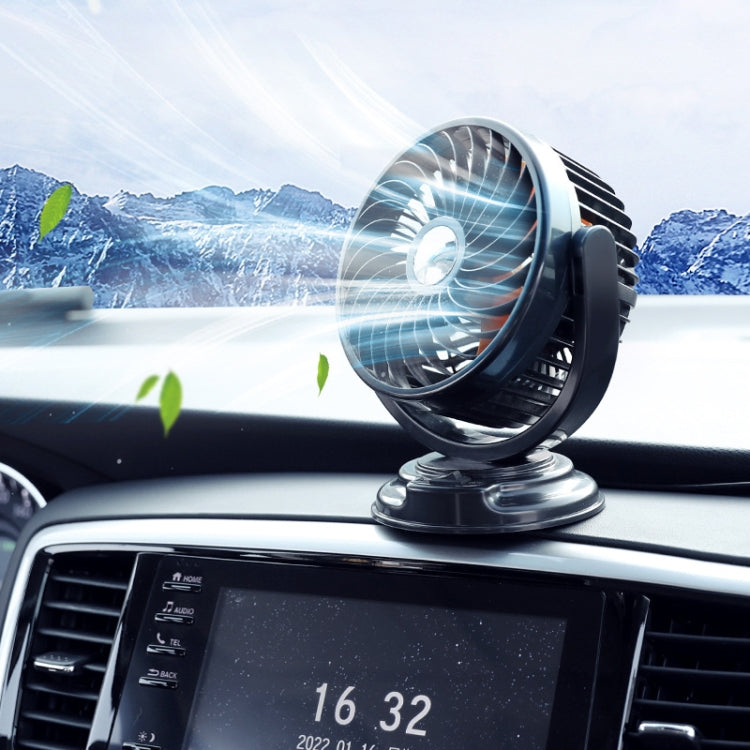 F611 Rotatable Multi-angle Air Supply Car Silent Fan(USB) - Heating & Fans by PMC TechLife | Online Shopping South Africa | PMC TechLife | Buy Now Pay Later Mobicred