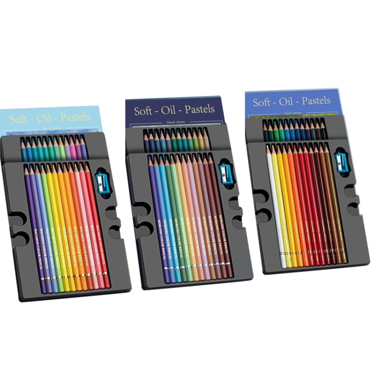 24 Colors Oily Bright Color Pencil Studio Special Set Morandi - Art Supplies by PMC TechLife | Online Shopping South Africa | PMC TechLife | Buy Now Pay Later Mobicred