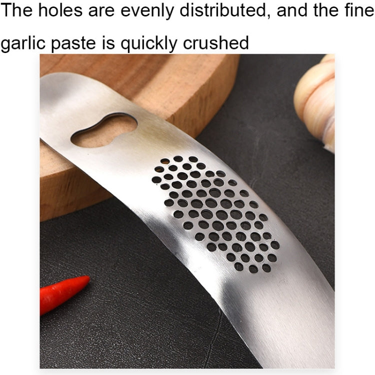 430 Stainless Steel Boat Shaped Garlic Grinder Manual Garlic Press Tools Kitchen Gadgets(Style 1) - free shipping - PMC TechLife - Order now!