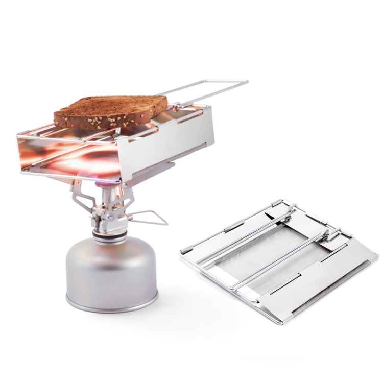 304 Stainless Steel Toaster Grill Toast Rack Foldable Sausage Rack Mini Stove - Cookwares & Tablewares by PMC TechLife | Online Shopping South Africa | PMC TechLife | Buy Now Pay Later Mobicred