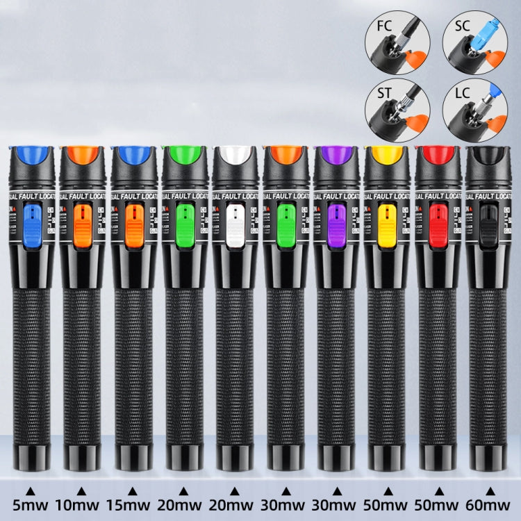 1-60 km Optical Fiber Red Light Pen 5/10/15/20/30/50/60MW Red Light Source Light Pen, Specification: 10mW Orange - Fiber Receiver by PMc TechLife | Online Shopping South Africa | PMc TechLife | Buy Now Pay Later Mobicred