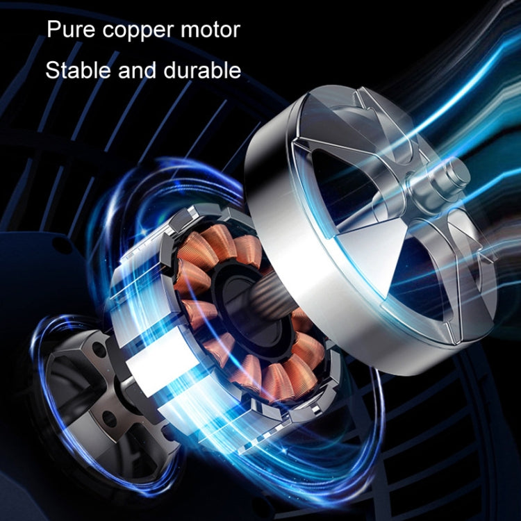 F612 5W Car Rotatable Turntable Silent Fan(USB) - Heating & Fans by PMC TechLife | Online Shopping South Africa | PMC TechLife | Buy Now Pay Later Mobicred
