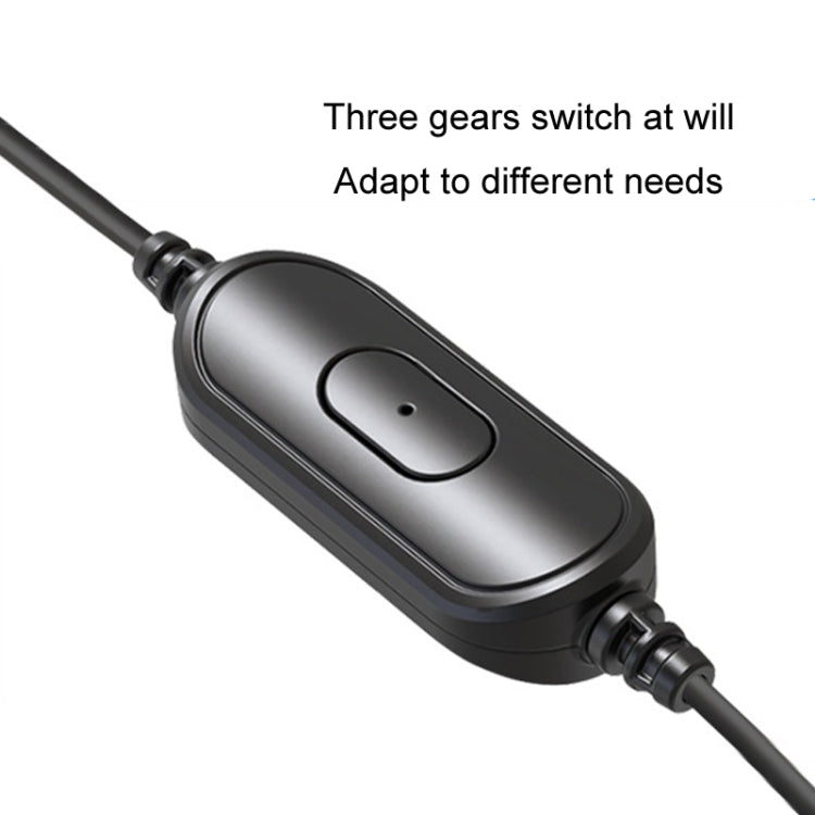 F508 Car Rear Seat USB Air Speed Adjustable Hose Fan(Black Red) - Heating & Fans by PMC TechLife | Online Shopping South Africa | PMC TechLife | Buy Now Pay Later Mobicred