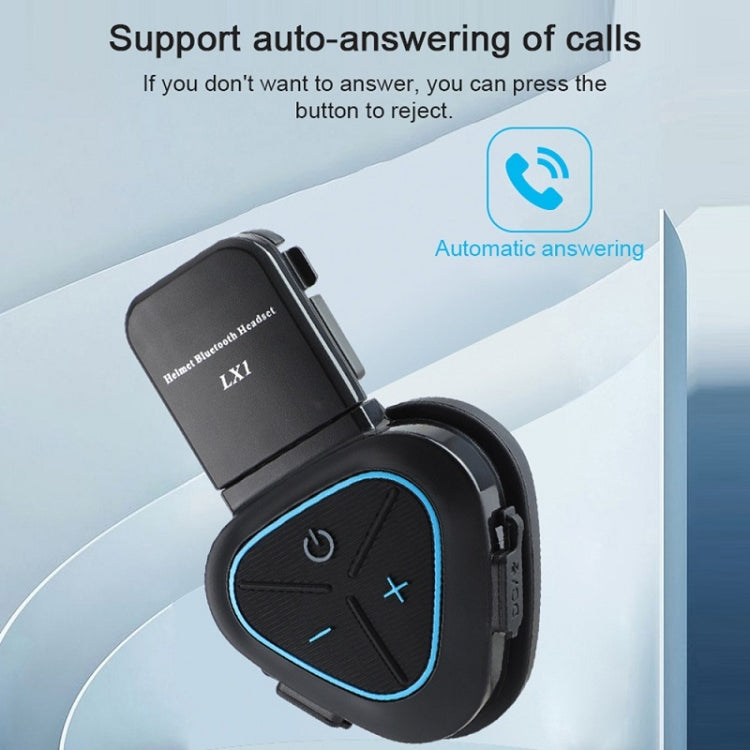 LX1 Motorcycle Half Helmet Waterproof Wireless 5.3 Bluetooth Headset, Version: English(Classic Green) - Motorcycle Walkie Talkie by PMC TechLife | Online Shopping South Africa | PMC TechLife | Buy Now Pay Later Mobicred