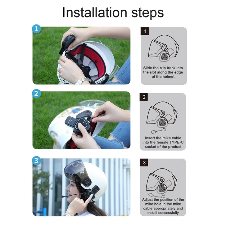 LX1 Motorcycle Half Helmet Waterproof Wireless 5.3 Bluetooth Headset, Version: English(Classic Green) - Motorcycle Walkie Talkie by PMC TechLife | Online Shopping South Africa | PMC TechLife | Buy Now Pay Later Mobicred