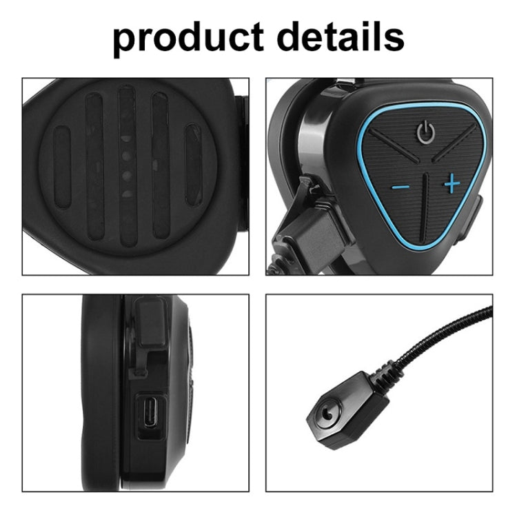 LX1 Motorcycle Half Helmet Waterproof Wireless 5.3 Bluetooth Headset, Version: English(Classic Red) - Motorcycle Walkie Talkie by PMC TechLife | Online Shopping South Africa | PMC TechLife | Buy Now Pay Later Mobicred