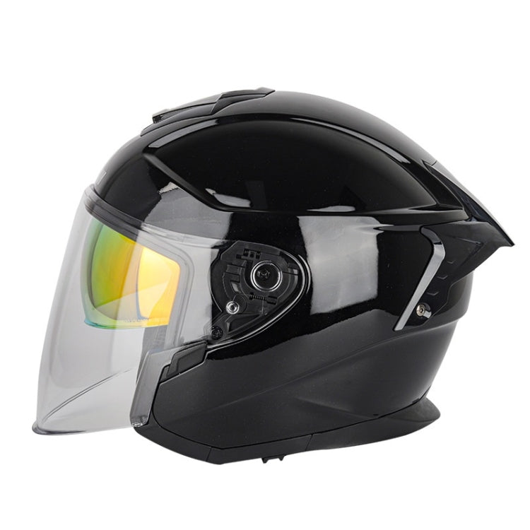 SOMAN Motorcycle Electric Bicycle Dual Lens Riding Helmet, Size: XXL(Bright Back) - free shipping - PMC TechLife - Order now!