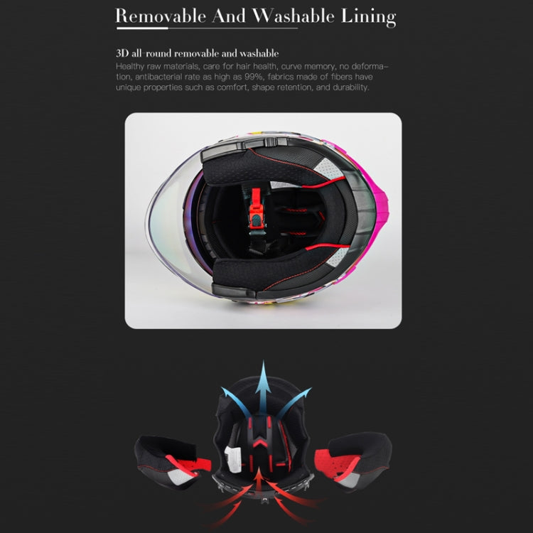 SOMAN Motorcycle Electric Bicycle Dual Lens Riding Helmet, Size: XL(Bright Back) - free shipping - PMC TechLife - Order now!