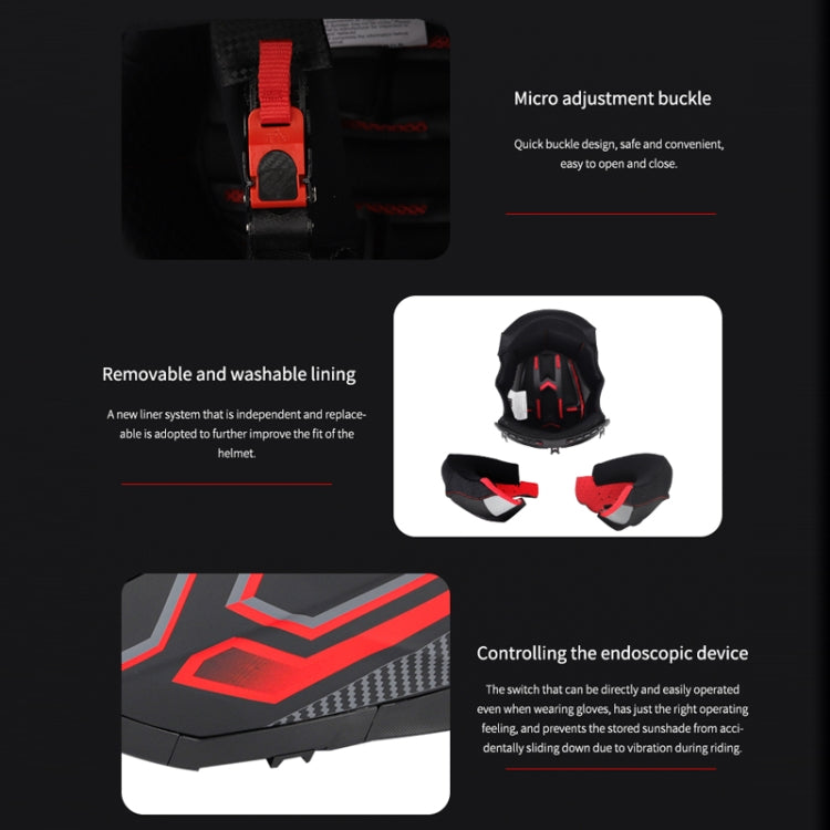 SOMAN Motorcycle Electric Bicycle Dual Lens Riding Helmet, Size: XXL(Pearl White) - free shipping - PMC TechLife - Order now!