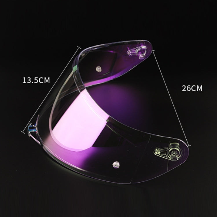Motorcycle Helmet Lens with Anti-fog Spikes for SOMAN K1/K3SV/K5, Color: Transparent REVO Blue - Helmets by PMC TechLife | Online Shopping South Africa | PMC TechLife | Buy Now Pay Later Mobicred