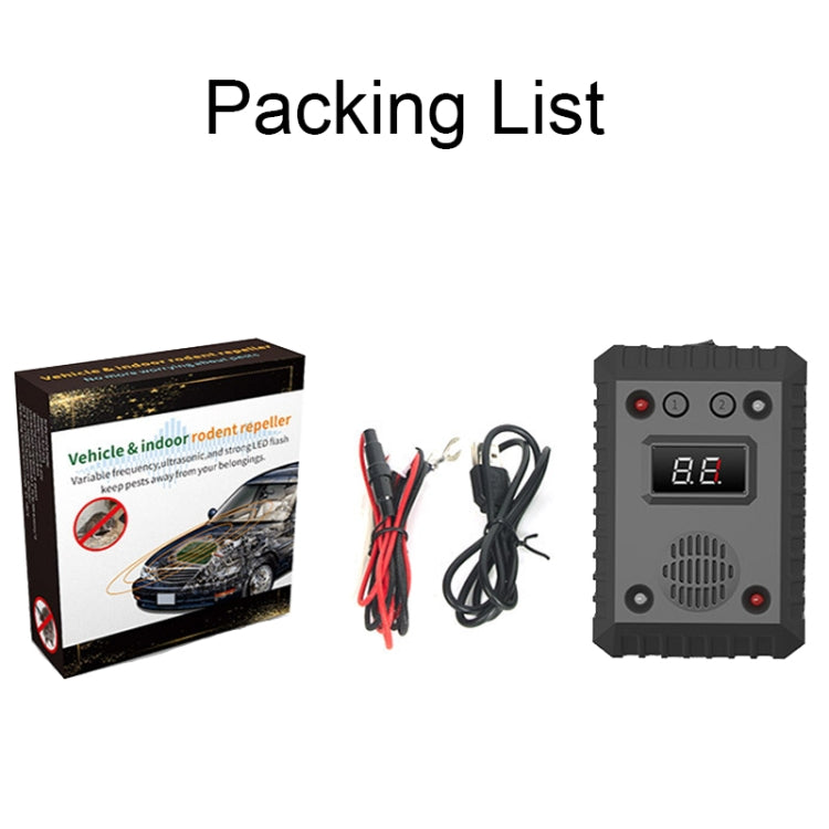 SJZ-021 Car Ultrasonic Rat Repeller Car Engine Mouse Repellent without Battery - Outdoor Insect Repellent by PMC TechLife | Online Shopping South Africa | PMC TechLife