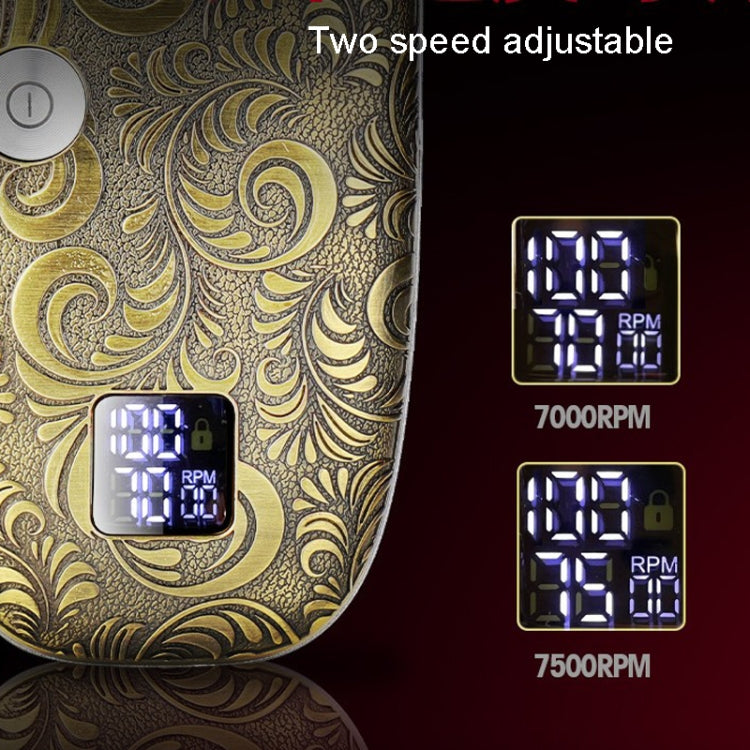 Men Bald Haircut 2 In 1 Electric Hair Clipper Waterproof Set(Gold) - free shipping - PMC TechLife - Order now!