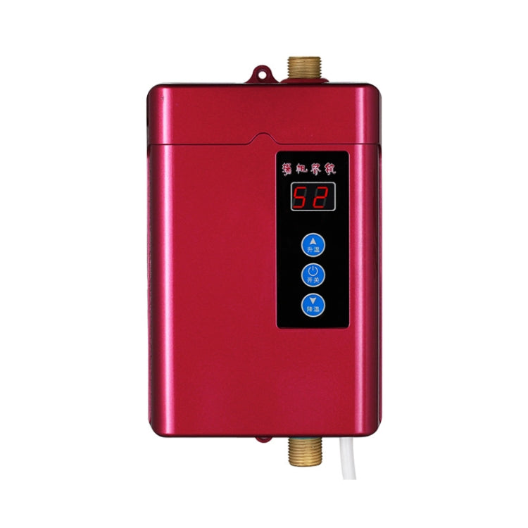 UK Plug 3000W  Electric Water Heater With Remote Control Adjustable Temperate(Red) - free shipping - PMC TechLife - Order now!