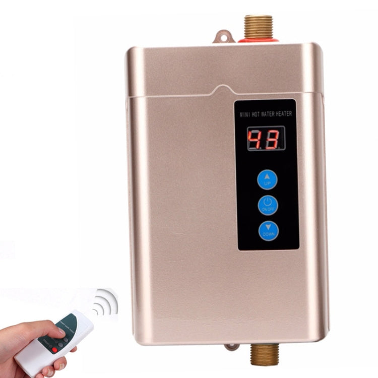 US Plug 3000W  Electric Water Heater With Remote Control Adjustable Temperate(White) - free shipping - PMC TechLife - Order now!