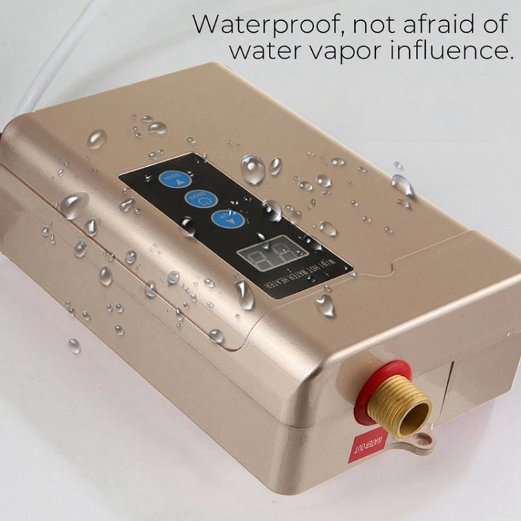 UK Plug 3000W  Electric Water Heater With Remote Control Adjustable Temperate(Black) - free shipping - PMC TechLife - Order now!