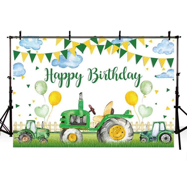 180x240cm Farm Tractor Photography Backdrop Cloth Birthday Party Decoration Supplies - Birthday Party by PMC TechLife | Online Shopping South Africa | PMC TechLife | Buy Now Pay Later Mobicred