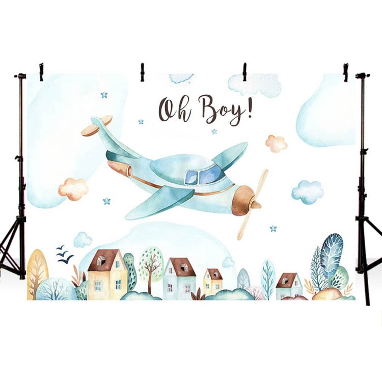 210x150cm Aircraft Theme Birthday Background Cloth Party Decoration Photography Background - Birthday Party by PMC TechLife | Online Shopping South Africa | PMC TechLife