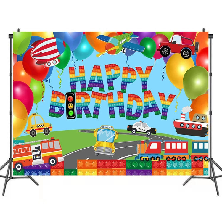 180x180cm Train Fire Truck Party Background Cloth -  by PMC TechLife | Online Shopping South Africa | PMC TechLife | Buy Now Pay Later Mobicred