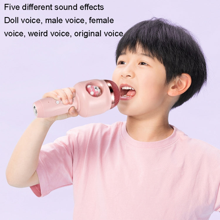 Children Wireless Microphone Bluetooth Phone Singing Microphone(Yellow) - Microphone by PMC TechLife | Online Shopping South Africa | PMC TechLife | Buy Now Pay Later Mobicred