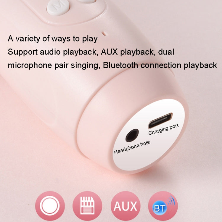 Children Wireless Microphone Bluetooth Phone Singing Microphone(Yellow) - Microphone by PMC TechLife | Online Shopping South Africa | PMC TechLife | Buy Now Pay Later Mobicred