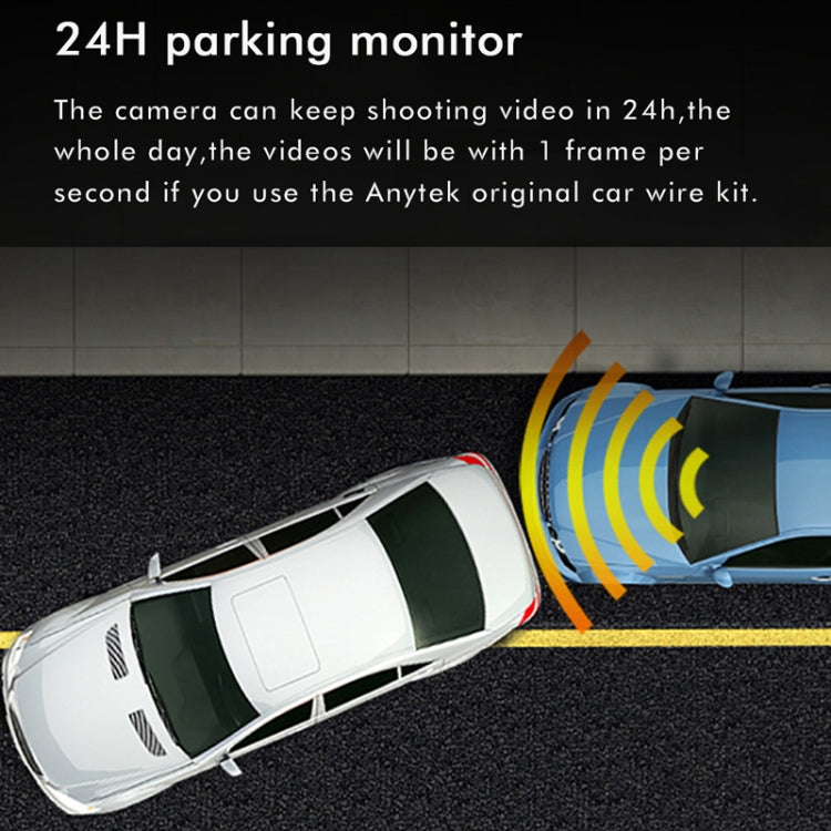 Anytek M12+ 9.66 Inch Large Screen Dual-Record Driving Recorder 2K Touch Screen Parking Video Reversing Image - free shipping - PMC TechLife - Order now!