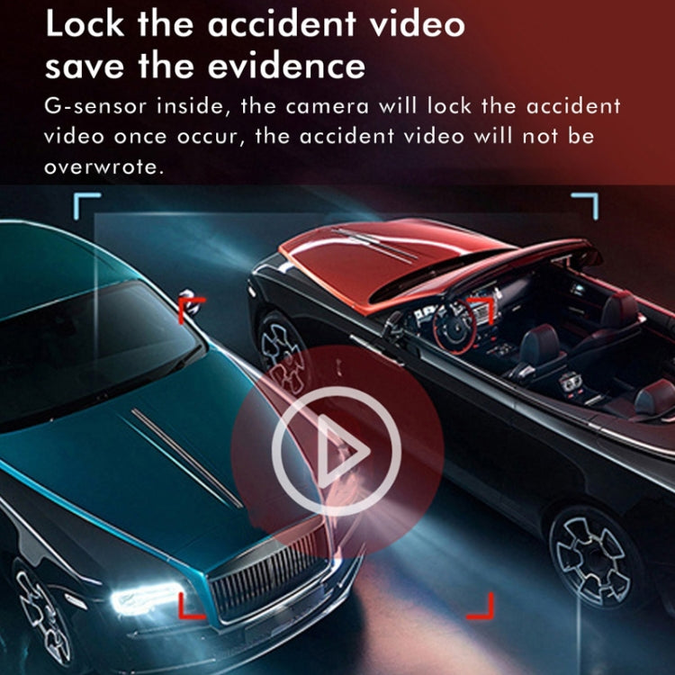 Anytek M12+ 9.66 Inch Large Screen Dual-Record Driving Recorder 2K Touch Screen Parking Video Reversing Image - free shipping - PMC TechLife - Order now!