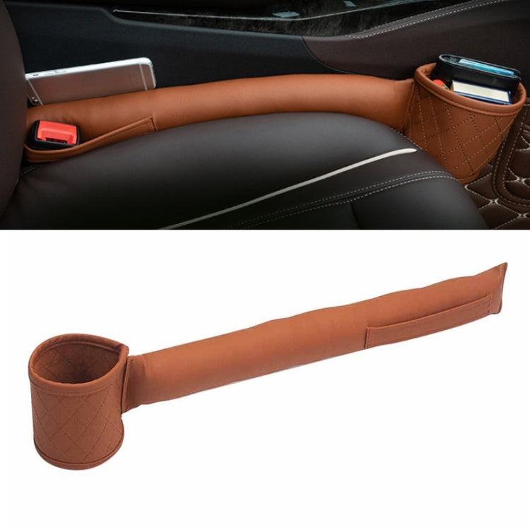 Car Seat Gap Leak-Proof Plugs Debris Storage Bag, Color: Brown Principal Driver - Stowing Tidying by PMC TechLife | Online Shopping South Africa | PMC TechLife | Buy Now Pay Later Mobicred