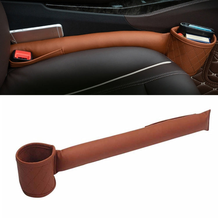 Car Seat Gap Leak-Proof Plugs Debris Storage Bag, Color: Brown Co-pilot - Stowing Tidying by PMC TechLife | Online Shopping South Africa | PMC TechLife | Buy Now Pay Later Mobicred