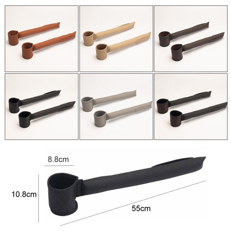 Car Seat Gap Leak-Proof Plugs Debris Storage Bag, Color: Dark Brown Principal Driver - Stowing Tidying by PMC TechLife | Online Shopping South Africa | PMC TechLife | Buy Now Pay Later Mobicred