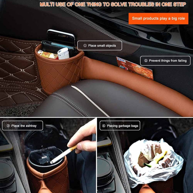 Car Seat Gap Leak-Proof Plugs Debris Storage Bag, Color: Gray Principal Driver - Stowing Tidying by PMC TechLife | Online Shopping South Africa | PMC TechLife | Buy Now Pay Later Mobicred