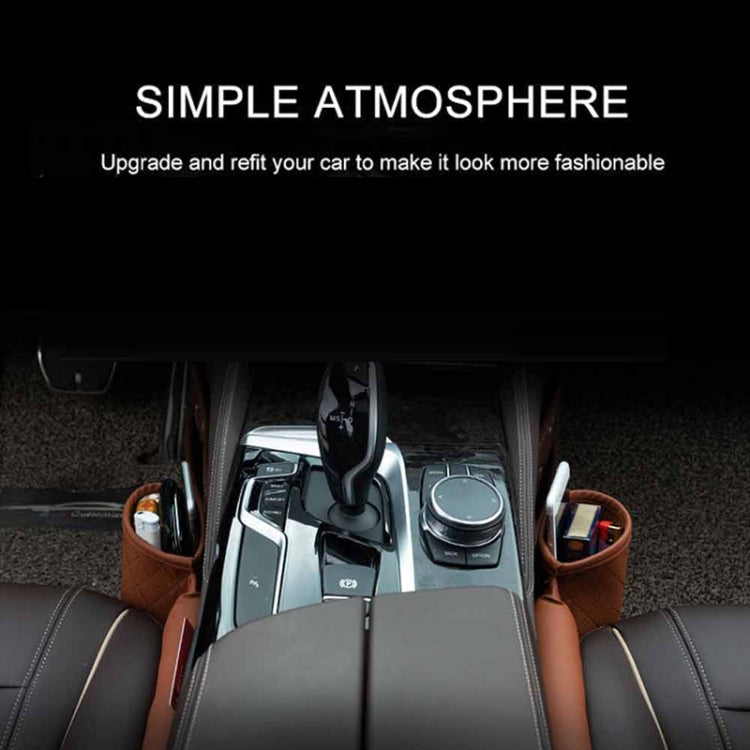 Car Seat Gap Leak-Proof Plugs Debris Storage Bag, Color: Brown Co-pilot - Stowing Tidying by PMC TechLife | Online Shopping South Africa | PMC TechLife | Buy Now Pay Later Mobicred